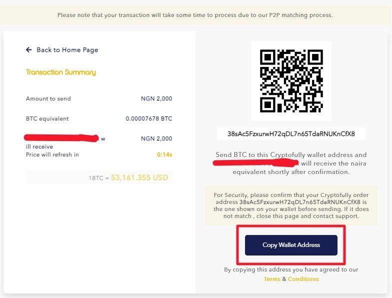 Cryptofully wallet address