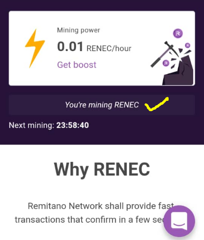 RENEC mining