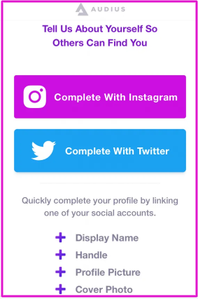 Audius social media