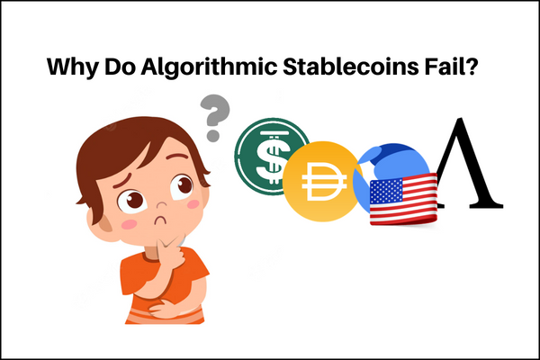 why algorithmic stablecoins fail