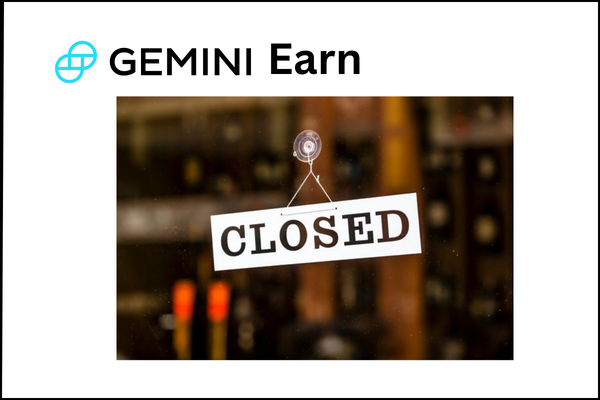Gemini terminates earn program