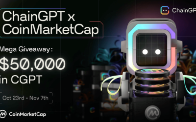 CoinMarketCap Airdrop by ChainGPT – 3 Days To Go!